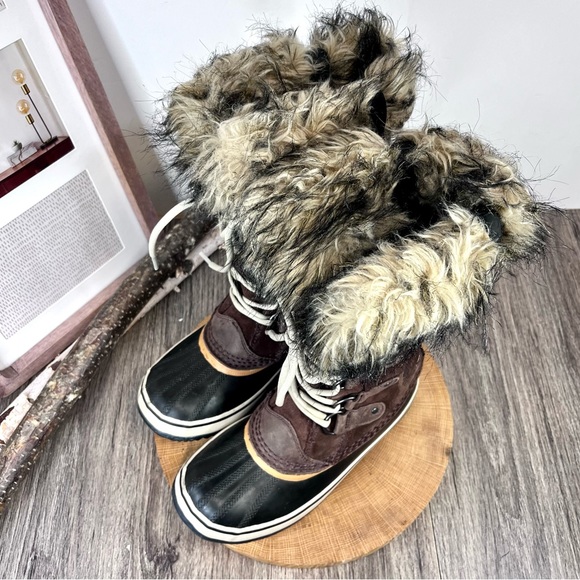 *Sorel | Joan Of Arctic NL1540-256 Sudan Brown Suede Waterproof Boots Size 7 - Picture 10 of 16